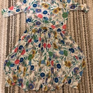 Floral Kids Dress - Multicolor